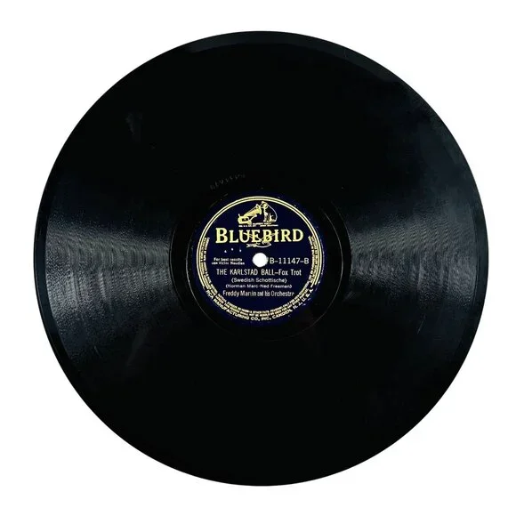 Freddy Martin - The Hut-Sut Song / The Karlstad Ball B-11147 Bluebird 78rpm 10" - Picture 3 of 4